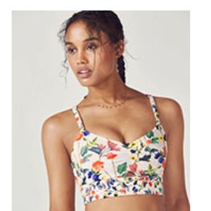 Fabletics floral sports bra